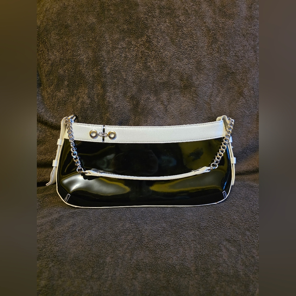 Via Spiga Patent Leather Clutch